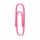 JAM Paper Coloured Standard Paper Clips, Small, Pink Paperclips, 6 Packs of 100, 600 Total (42186872g)-Material: Metal