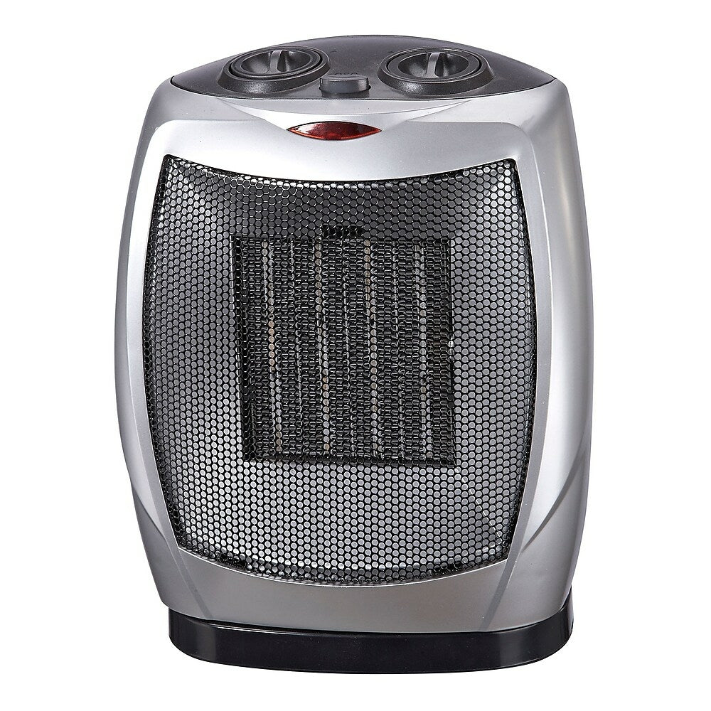 Royal Sovereign Compact Oscillating Ceramic Heater - Silver - (HCE-160) |  staples.ca