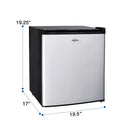 Koolatron AC/DC Hybrid Heat Pipe Thermoelectric 1.7 cu ft Refrigerator (KCR40B)-Whisper quiet operation