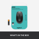Logitech M190 Wireless Ambidextrous Mouse - Graphite-6