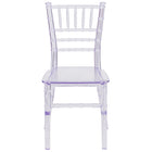 Flash Furniture Kids Crystal Transparent Chiavari Chair - 10 Pack-Set of 10 Kids Chiavari Chairs