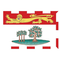 Provincial Flag, Prince Edward Island, 4" x 6", 12/Pack-4" x 6" flag, rectangular shape