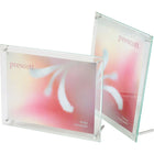 Deflecto Acrylic Sign Holder with Bevelled Edge, 5" x 7"-This durable, lightweight holder offers a sleek and sophisticated option for document display