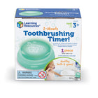 Learning Resources - Minuterie de brosse à dents, paquet de 3-parfait pour les enfants et les adultes : Cette minuterie compacte et intuitive en fait un excellent outil d'introduction pour les compétences de brosse à dents pour les tout-petits, ou un rappel amusant pour les adultes !