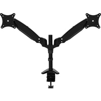 DAC MP-206 Flex Dual Monitor Arm, Black-Monitors up to 27" (69 cm) can be rotated allowing both portrait and landscape viewing side by side or back to back
