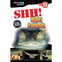eBook: Spectrum 704319-EB Shh! Night Animals - Grade Preschool - 1-You will receive two emails: one confirming your entire order, and one with a "Download Software" buttonYou can download immediately or return to your email to download later