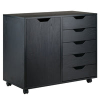 Winsome 20630 Halifax Cabinet Black Finish-Constructed of composite wood, Black finish