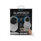 Geeni Glimpse 1080p HD Smart Security Cameras - White - 2 Pack-CMOS Image Sensor. Built-in Sensitive Motion Sensor