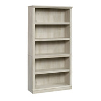 Sauder 423033 Miscellaneous Storage 5 Shelf Bookcase, Chalked Chestnut-Engineered Wood 5-Shelf Bookcase Chalked Chestnut Finish