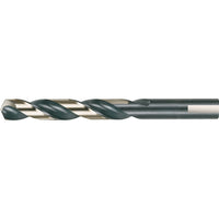 135Deg Split Point Hss Jobber Length Drills With 3-flat Shank, Flute Length", 3-5/8, Tgc141, 5, 12 Pack-Value - For general-purpose drilling