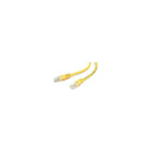 StarTech M45PATCH1YL 1' Cat 5e Molded Patch Cable, Yellow-Features RJ-45 Male connector on both sides to facilitate easy connectivity
