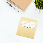 JAM Paper 4bar A1 Envelopes, 3.63 x 5 1/8, Parchment Antique Gold Yellow Recycled, 1000 Pack (90090522B)-Closure: Gum