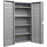 KLETON Deep Door Combination Cabinets, 4 shelves-All-welded heavy-duty 16-gauge, combination bin/shelf cabinet