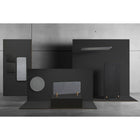 Archyi Wall Sculpo Round, 24" Diameter, Dark Grey-Robust and lightweight