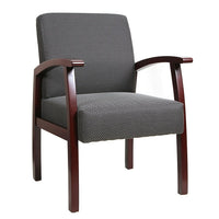 TygerClaw Mid Back Fabric Guest Chair (TYFC2320)-Upholstered in soft and durable Fabric