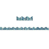 Eureka 37" x 2.25" Blue Harmony Deco Trim, Mandala, 72 Pack-Classroom Decoration