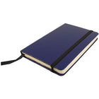 JAM Paper Hardcover Lined Notebook With Elastic Closure, Small, 3.75 x 5.63 Journal, Blue, 2 Pack (340526609g)-2 per pack