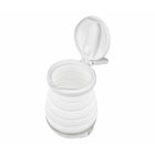 Brentwood Collapsible Travel Kettle - 0.8L - White-Wide Mouth Lid