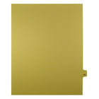 Mark Maker Legal Exhibit Index Tab Buff Single Tabs, 1/25th Cut, Letter Size, No Holes, Number 45, 25 Pack-Buff Single Tabs, 1/25th Cut