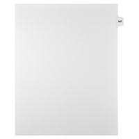 Mark Maker Legal Tabs - Letter Size - White - 1/15th cut - 25 tabs per package - 5 packages Pack - Number 197-White Single Tabs