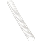 Fellowes Wire Binding White Combs, 3/8", 25 Pack-80 Sheets
