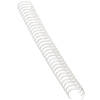 Fellowes Wire Binding White Combs, 3/8", 25 Pack-80 Sheets