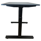 Uncaged Ergonomics (RUBBKMDF60) Rise Up Electric Height Adjustable Sit/Stand Desk - Black-Frame Features 2 Motors, 3-Stange Lifting Columns and Anti-Collision