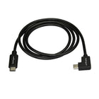 StarTech Right-Angle USB-C Cable, M/M, 3.3 ft (USB2CC1MR)-Guaranteed reliability with our lifetime warranty