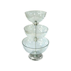 Azar Displays 3-Tier 10", 12" & 14" Bowl Counter Display (720304)-Counter top displays
