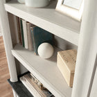 Sauder Palladia Library with Doors - Glacier Oak-Three adjustable shelves