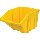 Kleton Jumbo Plastic Bins, 15-1/2" W x 13" H x 25" D, Yellow, 200 Lbs. Capacity - 3 Pack-Capacity: 200 lbs.