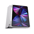 JCPal DuraPro Case with Pencil Holder for 12.9" iPad Pro (2021 Model) - Light Grey-Compatible with Pencil charge/sync