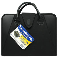 C-line Expanding File With Handles, Black-Great for meeting and event planning