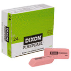 Dixon Pink Pearl Beveled Edge Pink Eraser - Small - 24 Pack-PMA certified non-toxic