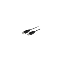StarTech USB2AA2M 6.6' USB A/A Male to Male Cable-USB 2.0 Hi-Speed interface to offer maximum transfer speed of 482 Mbps