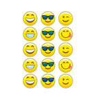 TREND enterprises, Inc. Emoji Cheer Stinky Stickers-Smiley face / emoji design
