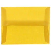 JAM Paper 4bar A1 Envelopes, 3.63 x 5 1/8, Gold Translucent Vellum, 250 Pack (1591606H)-Gold translucent envelope