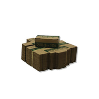 NSS Dime (10c) Coin Boxes, 200 Pack-Fold together corrugated, Green imprint