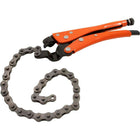 Grip-on 12" Locking Chain Clamp, 6-1/4" Jaw Opening-Jaw opening (inches): 6-1/4"
