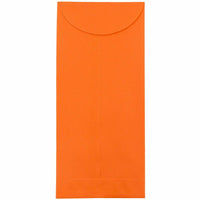 JAM Paper #12 Policy Business Coloured Envelopes - 4.75" x 11" - Orange Recycled - 50 Pack-Colour: Orange Envelope