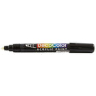 Marvy Uchida Chisel-Tip Acrylic Paint Marker - Black - 2 Pack-This acrylic paint ink is water-based and goes on smooth in order to brighten any surface or project