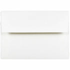 JAM Paper A6 Invitation Envelopes, 4.75 x 6.5, Strathmore Bright White Wove, 250 Pack (STTW661H)-Bright white wove Strathmore envelope