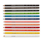 Prismacolor Scholar coloured Pencils - 12 Pack-Soft, smooth leads for superior blending and shading