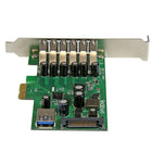 StarTech 7-Port PCI Express USB 3.0 Card, Standard and Low-Profile Design-Get up and running quickly with native OS support in Windows 8.1, 8, and Linux kernel 2.6.31 or later