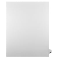 Mark Maker Legal Tabs - Letter Size - White - 1/25th cut - 25 tabs per package - 5 packages Pack - Number 199-White Single Tabs