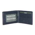 Roots Men's Slimfold Wallet with Removable ID - Navy-Removable cardholder