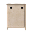 Flash Furniture Bright Beginnings Commercial Grade Wooden Kid's Washing Machine with Integrated Storage and Turning Knobs-Rounded Corners for Safety