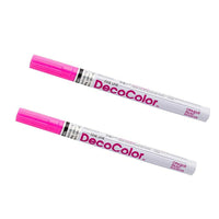 Marvy Uchida Fine-Line Opaque Paint Markers - Rosemary Pink - 2 Pack-Colour: Rosemary (Pink)