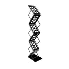 Eddie's Hang-Up Display Ltd. Pop-Up Literature Rack - Single Wide - Black - 60"H-Literature Stand