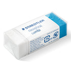 Staedtler Rasoplast Pen/Pencil Eraser - White & Blue - 2 Pack-Rasoplast pen/pencil erasers feature blue area for erasing ballpoint ink from paper